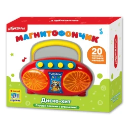 Магнитофон ABC Диско-хит, синий/красный