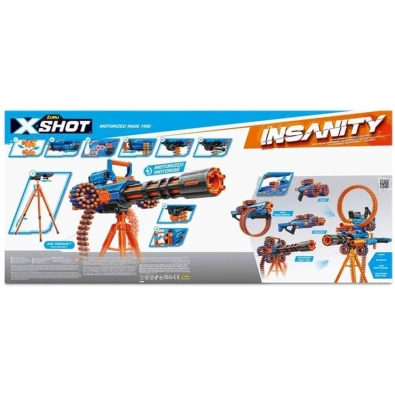 Бластер Zuru X-SHOT Insanity-Motorized Rage Fire Gatlin Gun 36605