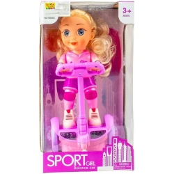 Sport Girl Balance Hoverboard Avtomobil Ramadan Lantern 9509C Çəhrayı və Bənövşəyi