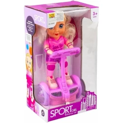 Sport Girl Balance Hoverboard Avtomobil Ramadan Lantern 9509C Çəhrayı və Bənövşəyi