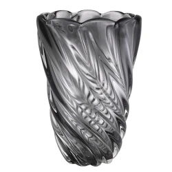Ваза Eichholtz Contessa L, 20.5x29 см, стекло, серый