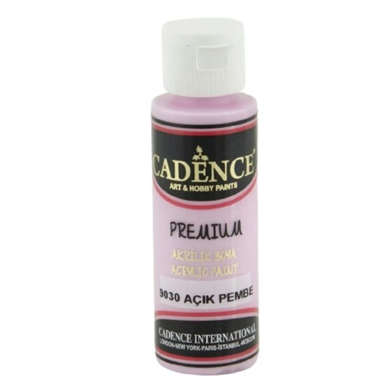 Декоративная акриловая краска Cadence Premium Acrylic Paint 9030 Light Pink, светло-розовый, 70 мл