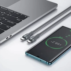 Kabel Wiwu Wi-C017 Type-C to Type-C, 100W, 2 m, Grey