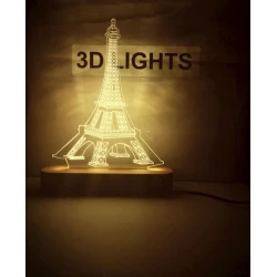 3D-ночник 3d lights tes01, 20x14 см, желтый