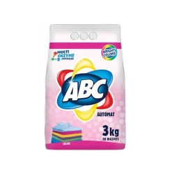 Стиральный порошок ABC Automat Color для цветного белья, автомат, с энзимами 3 кг