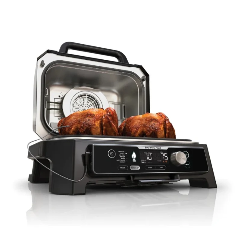 Электрический гриль Ninja Woodfire Pro Connect XL OG901EU