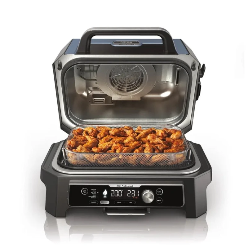 Электрический гриль Ninja Woodfire Pro Connect XL OG901EU