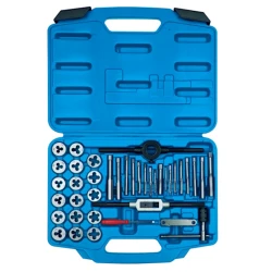 Набор дюймовых метчиков и плашек King Tony 12939SQ1, 39 шт.