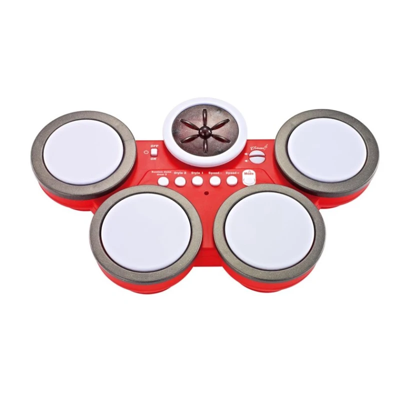 Uşaqlar üçün nağara dəsti O-329, 39х24х6 sm, qırmızı