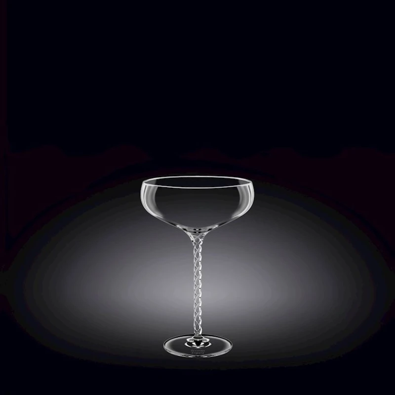 Набор бокалов для шампанского Wilmax Julia WL‑888105/2C, 300 мл, хрусталь, прозрачный, 2 шт