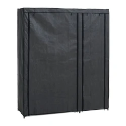 Портативный шкаф JYSK Damhus, 149x174x50 см, темно-серый Портативный шкаф JYSK Damhus, 149x174x50 см, темно-серый