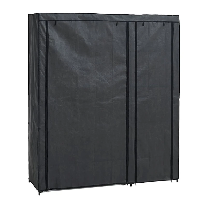 Портативный шкаф JYSK Damhus, 149x174x50 см, темно-серый Портативный шкаф JYSK Damhus, 149x174x50 см, темно-серый