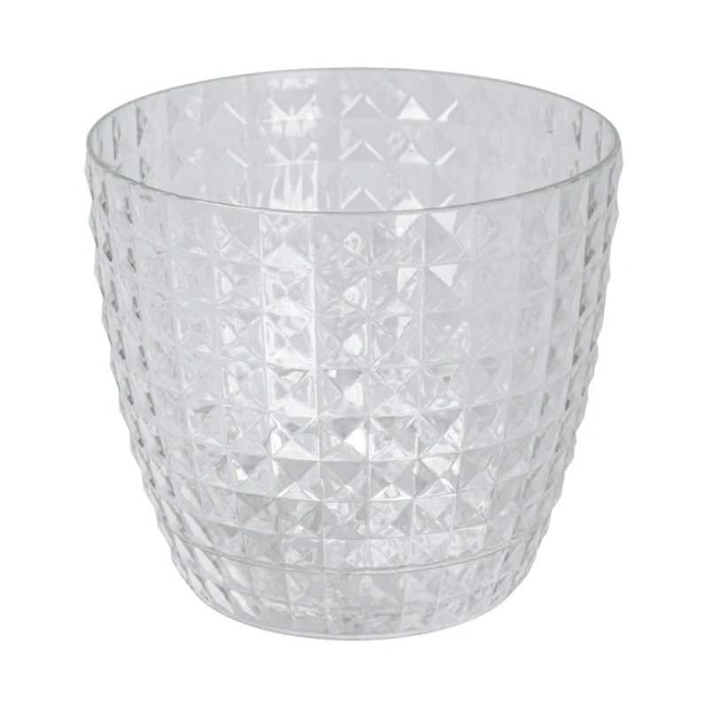 Горшок SP_6648, 18x18x16 см, прозрачный Горшок SP_6648, 18x18x16 см, прозрачный