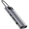 USB HUB Baseus Metal Gleam Series 9-in-1 Multifunctional Type-C Hub Docking Station CAHUB-CU0G Space Gray