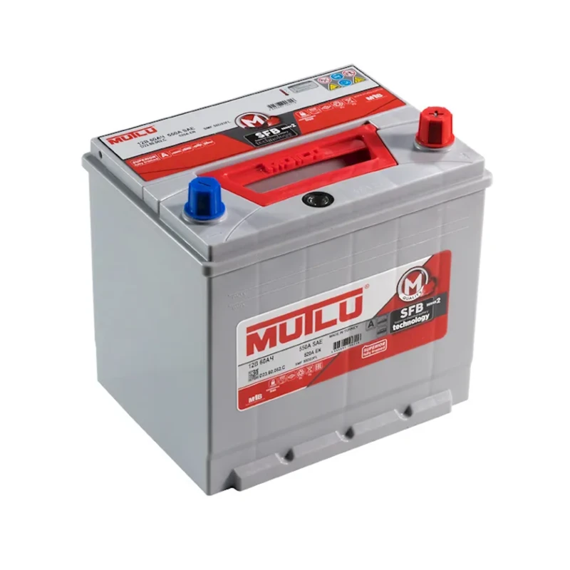 Автомобильный аккумулятор Mutlu 6CT-60AH/550A R+ D23.60.052.C Автомобильный аккумулятор Mutlu 6CT-60AH/550A R+ D23.60.052.C