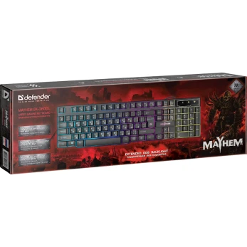 Клавиатура Defender Mayhem GK-360DL Клавиатура Defender Mayhem GK-360DL