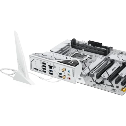 Материнская плата ASUS Z790-AYW WIFI W II Intel Z790 LGA 1700 ATX с интерфейсом PCIe 5.0, thr Материнская плата ASUS Z790-AYW WIFI W II Intel Z790 LGA 1700 ATX с интерфейсом PCIe 5.0, thr