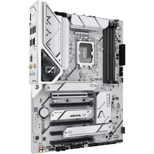 Материнская плата ASUS Z790-AYW WIFI W II Intel Z790 LGA 1700 ATX с интерфейсом PCIe 5.0, thr Материнская плата ASUS Z790-AYW WIFI W II Intel Z790 LGA 1700 ATX с интерфейсом PCIe 5.0, thr