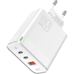 Сетевое зарядное устройство Brave GaN 65W BTC-23, Белый