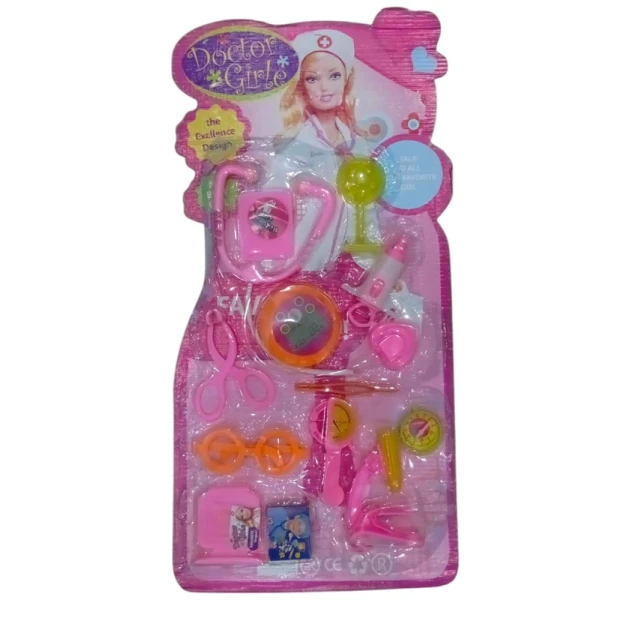 Peşə oyuncaq dəsti Uşaqlar üçün həkim seti, 13 parça Peşə oyuncaq dəsti Uşaqlar üçün həkim seti, 13 parça
