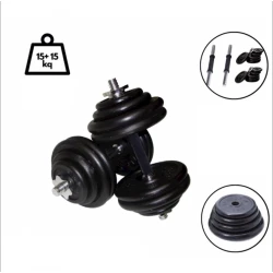 Набор гантелей York, 15+15 кг, 2 шт