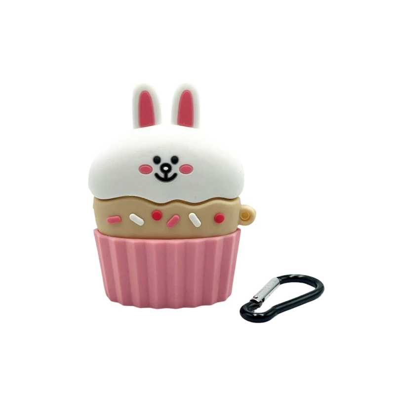 Чехол для наушников Cupcake для Apple AirPods 1/2, Разноцветный