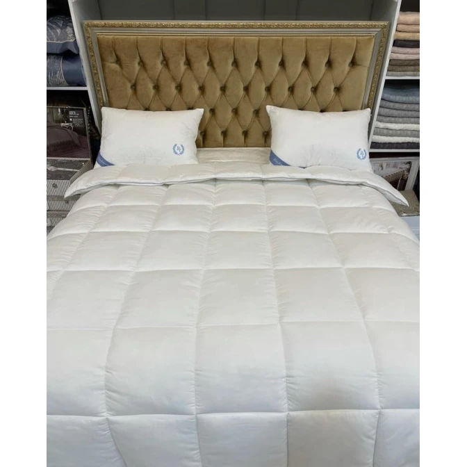 Yorğan MiraNova SF-779, birnəfərlik, bambuk/pambıq, ağ, 155x215 sm