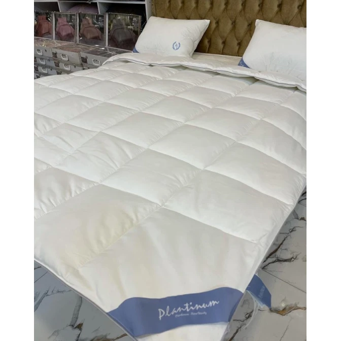 Yorğan MiraNova SF-779, birnəfərlik, bambuk/pambıq, ağ, 155x215 sm