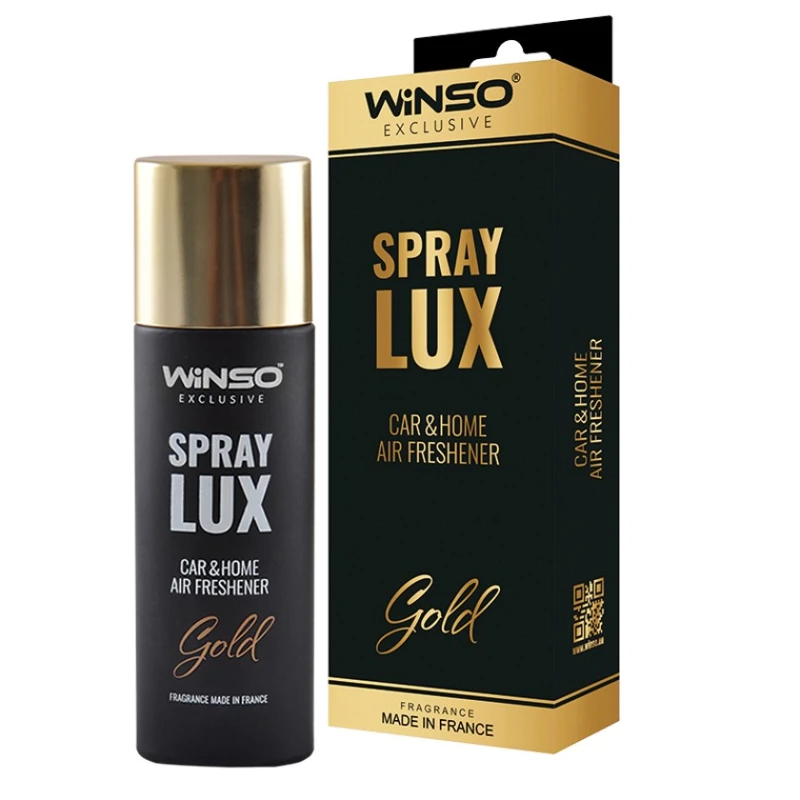 Ароматизатор для автомобиля Winso Spray Lux Gold, 55 мл Ароматизатор для автомобиля Winso Spray Lux Gold, 55 мл