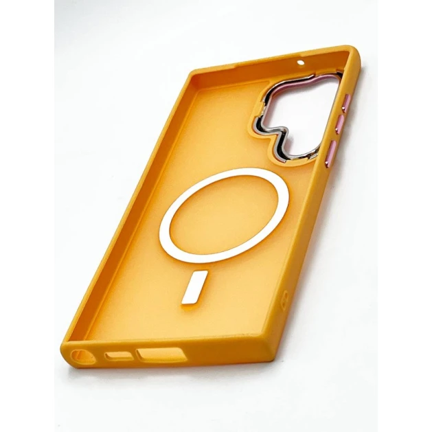 Çexol MagSafe Samsung Galaxy S23 Ultra üçün, narıncı