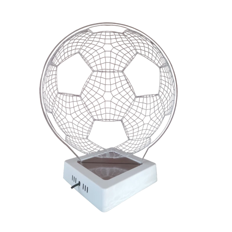 3D ночник cty01, стекло/железо, зеленый, 24х20 см 3D ночник cty01, стекло/железо, зеленый, 24х20 см