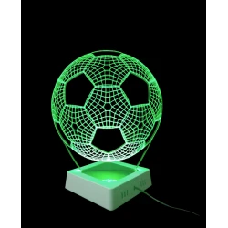 3D ночник cty01, стекло/железо, зеленый, 24х20 см 3D ночник cty01, стекло/железо, зеленый, 24х20 см