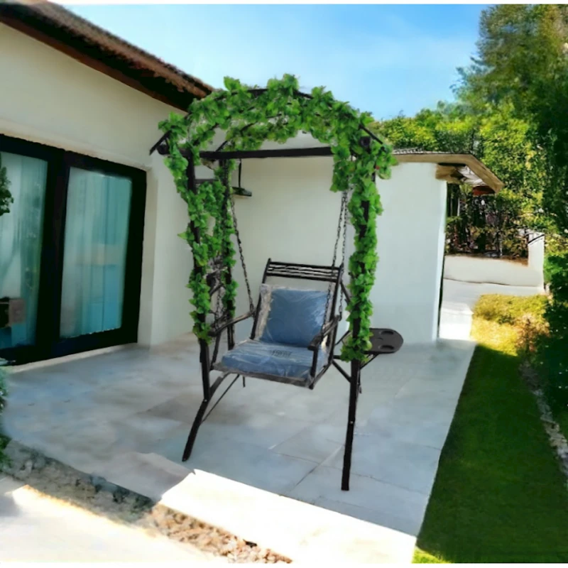 Bağ yelləncəyi, metal, 190х65х50 sm, qara