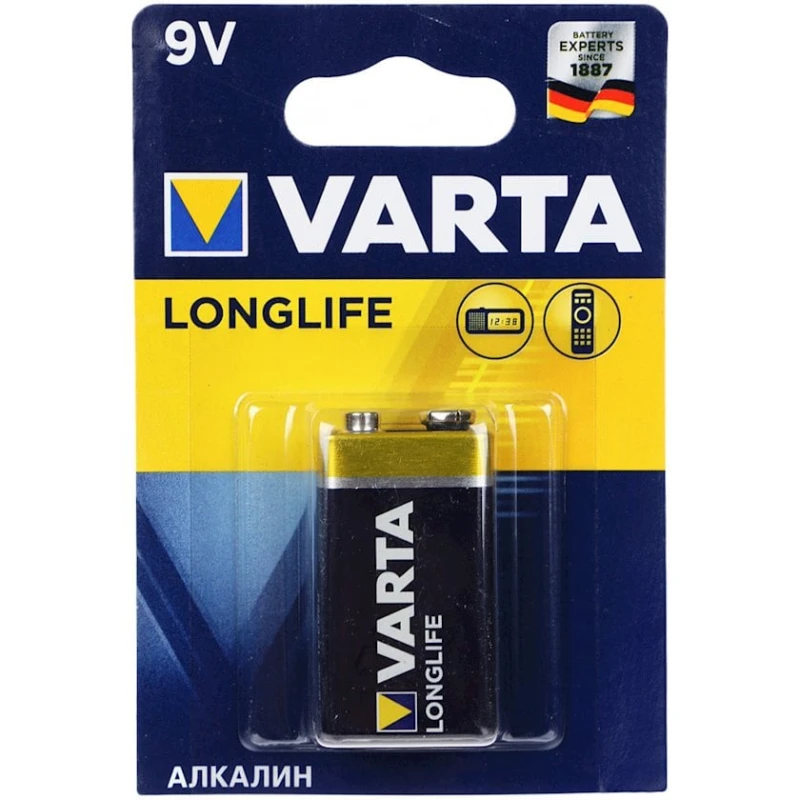 Батарейка Varta Longlife 9 V Батарейка Varta Longlife 9 V