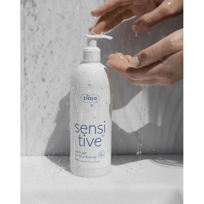 Duş üçün krem-gel Ziaja Sensitive Skin Creamy Wash Gel for Face and Body 500 ml Duş üçün krem-gel Ziaja Sensitive Skin Creamy Wash Gel for Face and Body 500 ml