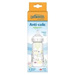 Бутылка для кормления Dr.Brown's Options+ Anti Colic, полипропилен, 0-3 месяцев, 270 мл