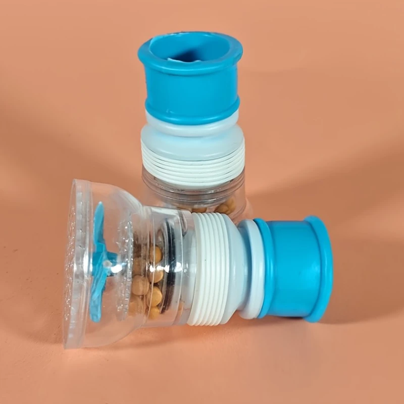 Насадка на кран iva231, полипропилен, синяя/прозрачная, 12х3 см Насадка на кран iva231, полипропилен, синяя/прозрачная, 12х3 см