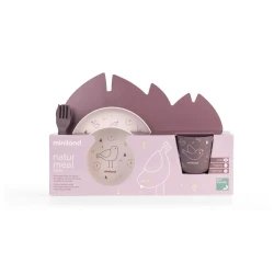 Uşaqlar üçün qab-qacaq dəsti Miniland Naturmeal Chick, 5 əd