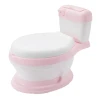 Горшок детский UM001000928, от 1 года, белый/розовый