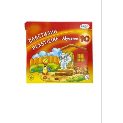 Пластилин Гамма SL1082, 10 цветов, 200 г