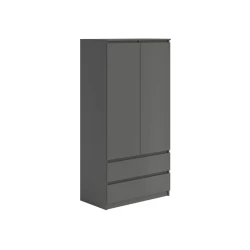 Шкаф Art Mebel Art-60-40, серый, 210х60х50 см