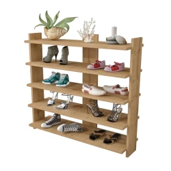 Тумба для обуви Art Mebel 52, ламинат, коричневый,45х60х30 см