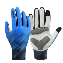 Велоперчатки Giyo S-09, полиэстер/микрофибра, синий, размер M/L
