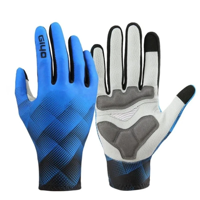 Велоперчатки Giyo S-09, полиэстер/микрофибра, синий, размер M/L Велоперчатки Giyo S-09, полиэстер/микрофибра, синий, размер M/L