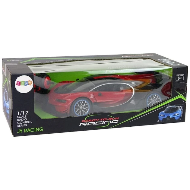 Гоночная машина Lean Toys 1:12, красная Гоночная машина Lean Toys 1:12, красная