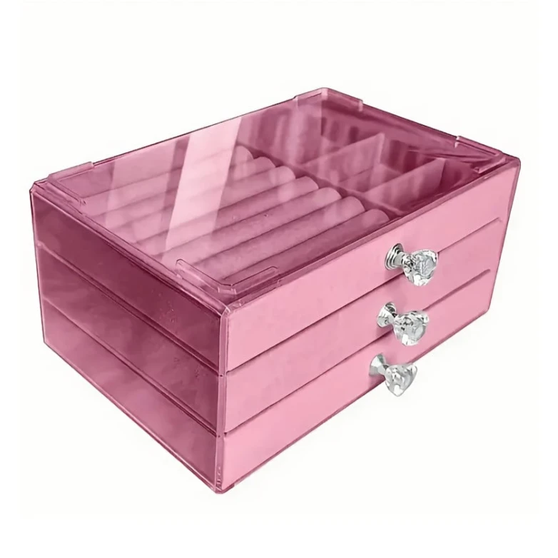 Органайзер для украшений Box 0211, розовый