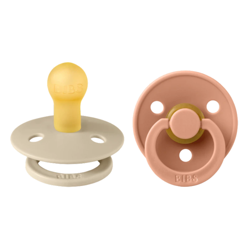 Набор пустышек BIBS Colour Vanilla/Peach, 6-18 мес, 2 шт