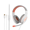 Наушники-гарнитура Meetion HP021 Gaming White/Orange Наушники-гарнитура Meetion HP021 Gaming White/Orange