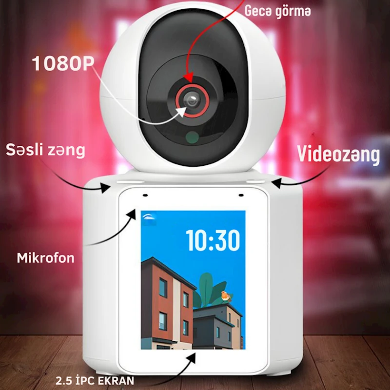 IP video smart wifi camera Təhlükəsizlik kamerası videomüşahidə