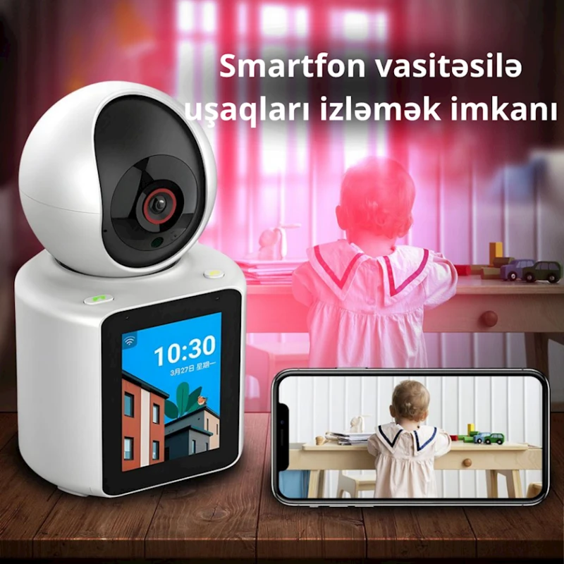 IP video smart wifi camera Təhlükəsizlik kamerası videomüşahidə